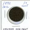 Image 2 : 1892 OBV 3a Canada Large Cent, rare obverse, Large Serif in E