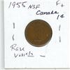 Image 2 : 1955 NSF Canada 1¢, Rare Variety (Book Value $150)