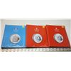 Image 1 : Lot of 3, Canadian Coin Albums, 5 Cents (x2) &  50 Cents (all new in wrapping)