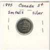 Image 2 : 1885 Sm tail S, Canada Silver 5¢