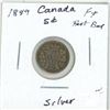 Image 2 : 1889 Canada Silver 5¢