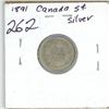 Image 1 : 1891 Canada Silver 5¢