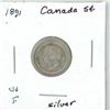 Image 2 : 1891 Canada Silver 5¢