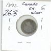 Image 1 : 1892 Canada Silver 5¢