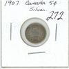 Image 1 : 1907 Canada Silver 5¢