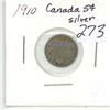 Image 1 : 1910 Canada Silver 5¢