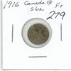 Image 1 : 1916 Canada Silver 5¢