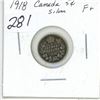 Image 1 : 1918 Canada Silver 5¢