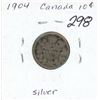Image 1 : 1904 Silver Canada 10¢