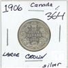 Image 1 : 1906 Canada Silver 25¢, Large Crown