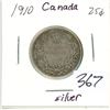 Image 1 : 1910 Canada Silver 25¢