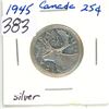 Image 1 : 1945 Canada Silver 25¢