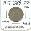 Image 1 : 1917 NFLD Silver 25¢