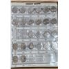 Image 3 : Canada 25 Cents Uni-Safe 1870-1999 Folder, 49 coins, assorted years 1968-99