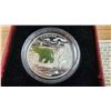 Image 2 : 2015 Proof with Jade Fine Silver Canada $20, Polar Bear, COA