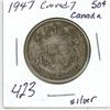 Image 1 : 1947 Curved 7 Canada Silver 50¢