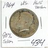Image 1 : 1964 USA 90% Silver Half-dollar