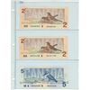 Image 2 : Lot of 3 Canada notes:  1986 $2 Crow/Bouey, AUG 6437927; 1986 $2 Crow/Bouey