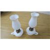 Image 1 : Pair of Milk Glass Lamps
