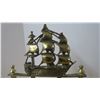 Image 3 : Brass gong - Oak Stand