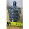 Image 3 : Blue carnival covered candy dish