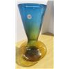 Image 1 : 16" High Blue and Gold Vase