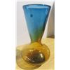 Image 2 : 16" High Blue and Gold Vase