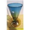 Image 3 : 16" High Blue and Gold Vase