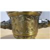 Image 2 : MORTAR and pestle - eagle handles -brass