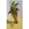 Image 3 : Brass Dolphin 19" high