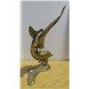 Image 4 : Brass 2 Dophins 16" high