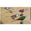 Image 1 : 4 Vintage Glass Birds