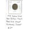 Image 1 : 1935 United States of America Indian Head-Buffalo 5 scent coin