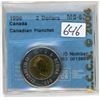 Image 1 : 1996 Toonie. CCCS certified & graded MS-63 Canadian Planchet.
