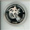 Image 1 : 1983 World University Games Silver Dollar. Proof with Ultra Heavy Cameo. Housed in its original hard