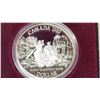 Image 3 : 1989 Mackenzie River Silver Dollar. 200th Anniversary of Alexander Mackenzie paddling down the Macke