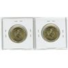 Image 2 : Lot of 2 2022 Oscar Peterson Loonies. Includes Coloured & Regular. BU from an original roll.