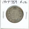 Image 1 : 1917 Silver 50 Cents. World War I issue. F-12.