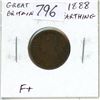 Image 1 : Great Britain. 1888 Victorian Farthing. F+.
