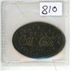 Image 1 : Army & Navy Drink Coca-Cola oblong bronze Token. Good for 1 Free Bottle of Coca-Cola.