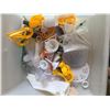 Image 2 : Cake decorating lot-glass cake display, décor. Books, toppers & Misc items