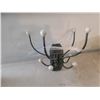 Image 1 : Metal Wall mount hat rack with swivel arms