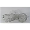Image 3 : Glass creamer cup and sugar bowl