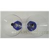 Image 2 : 2 martini glasses with navy blue stems