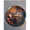 Image 1 : Norman Rockwell Plate #2304 K  "Father's Help"