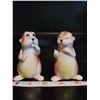 Image 2 : Vintage Beaver pair and Penguin pair Salt & Pepper Shakers
