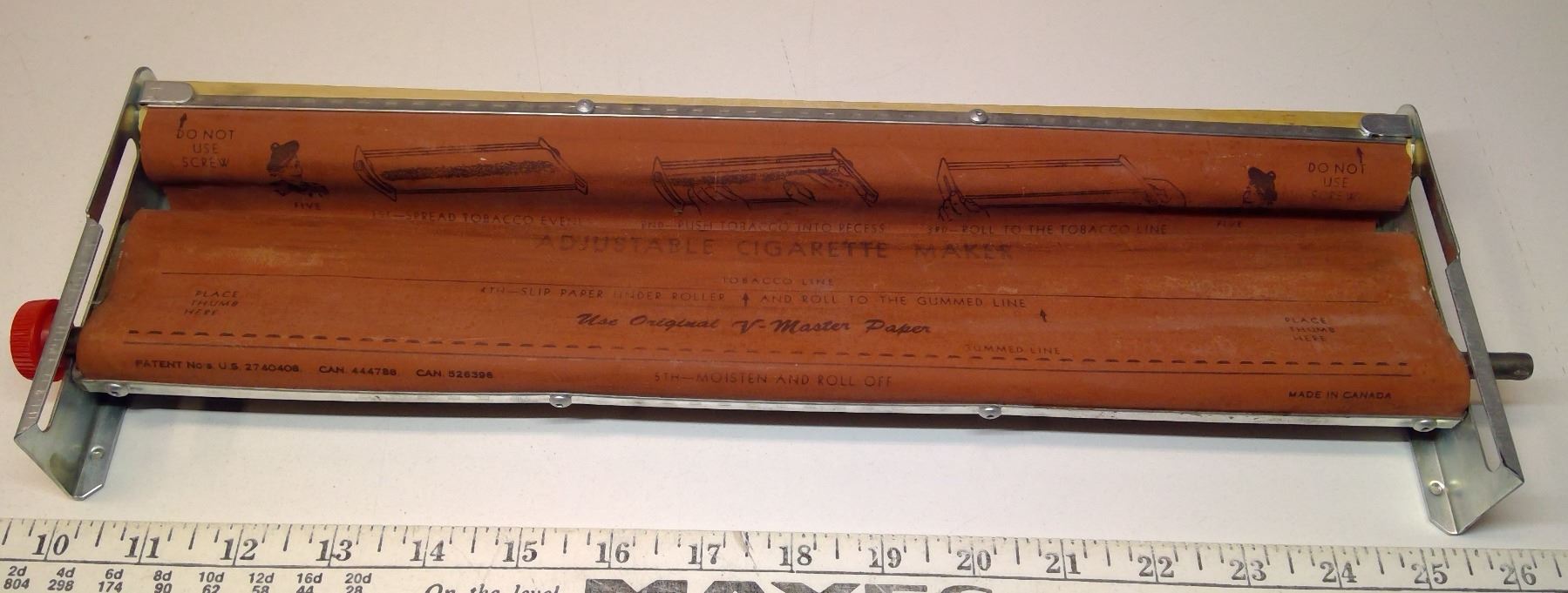 prince albert cigarette rolling machine crimp cut tobacco tin 1907 value 1920ca * Tobacco Tin Box "Prince Albert, Crimp Cut tobacco for rolling machine Top