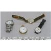 Image 2 : 3 Watches and 1 Pocket Watch