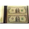Image 5 : Uncut U.S. $1 bills, Ser. 2009 (4)