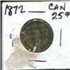 Image 1 : Lot of CDN $0.25 coins; 1872, 1892, 1902 -silver